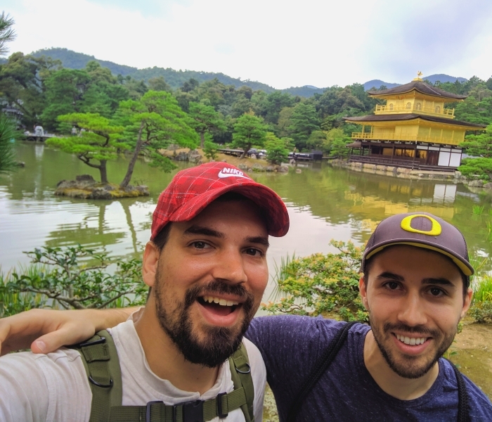 Image of Rett and Taylor in Kyoto